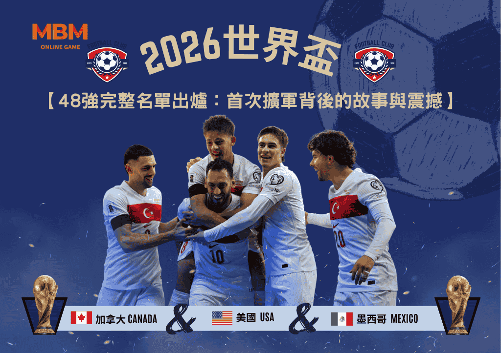 2026世界盃48強完整名單出爐：首次擴軍背後的故事與震撼