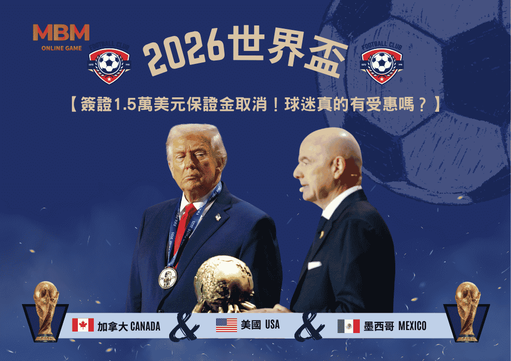 2026世界盃簽證1.5萬美元保證金取消！球迷真的有受惠嗎？