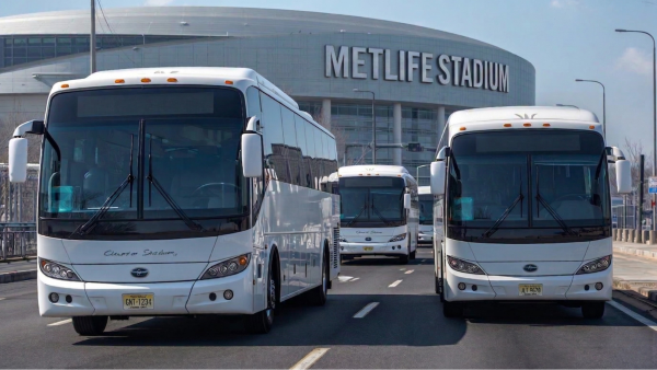 FIFA官方也設有接駁車可以前往Metlife球場